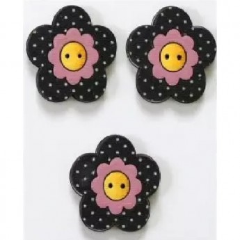 Декоративные пуговицы Цветы AURORA AU-B4381