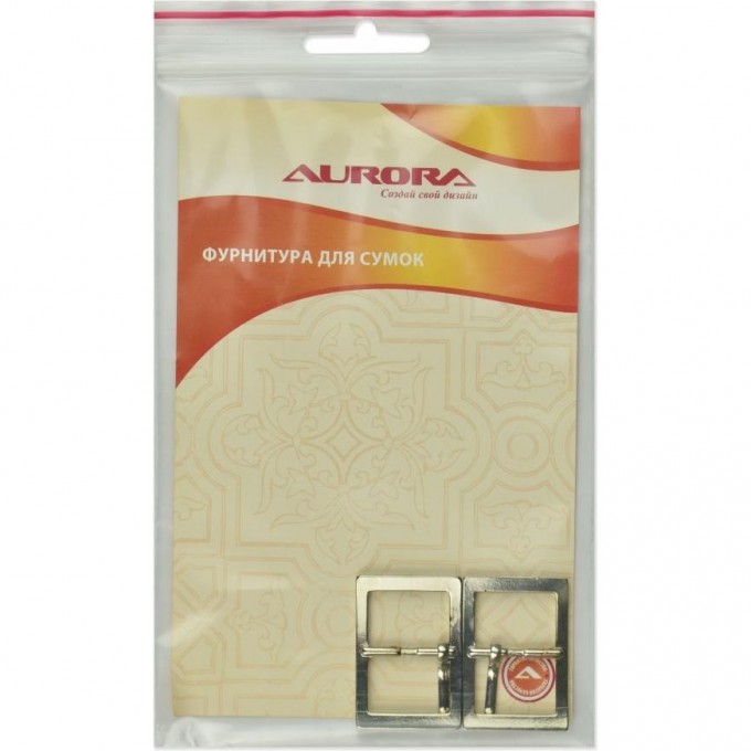 Пряжка AURORA цв. никель, 19 мм, 2 шт AU-B1919N Пряжка AURORA цв. никель, 19 мм, 2 шт AU-B1919N